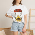 Tis the Season Bonfire T-shirt | Dancing Skeletons Campfire Design